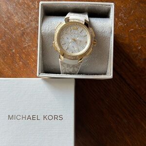 Michael Kors Watch - Never worn, brand new with box and plastic on back.